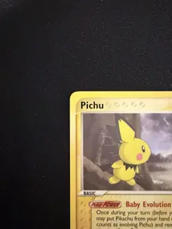 2003 Pokemon EX SANDSTORM PICHU 20/100 RARE - NM - Image 3