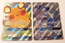 Pokemon Lost Thunder 207-214 GX LUGIA Full Art* 195a-214 Dedenne 2 FOIL HOLO LOT - Image 1