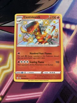 Centiskorch - SV019/SV122 - Pokemon Shining Fates Sword Shield Shiny Rare LP - Image 1