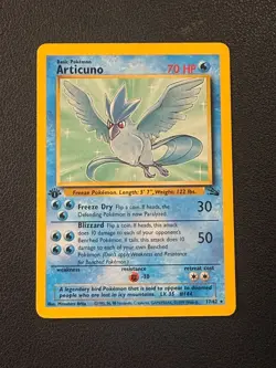 Pokemon TCG 1st Edition Articuno Non Holo Fossil Set 17/62 1999 - Image 3