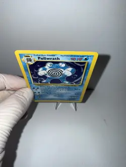 Pokemon Poliwrath Base Set Holo Rare 13/102 English 1999 90 HP WOTC Card - Image 4