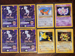 1999 Pokemon First Movie Set x4 LP WB Black Star Promo Card Full Set Excellent - Image 1