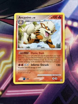 Arcanine - 22/132 - Rare Secret Wonders - Pokemon Card - LP - Image 1