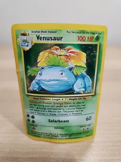 Pokemon TCG 1999-2000 Venusaur Base Set 15/102 Holo Rare - Image 1