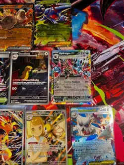 12 Pokemon TCG Card Lot Illustration Rares, Ethan's Typhlosion &Lillie's Lot 2 - Image 5