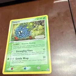 Pokemon TCG-Tangela-Legend Maker-44/92-60HP-Reverse Holo-Uncommon-Basic-English - Image 1
