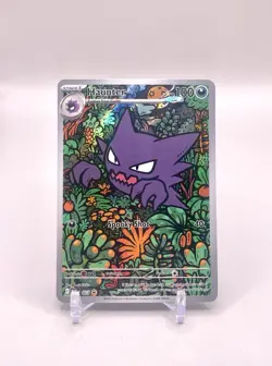 Haunter 027 Black Star Promo NM - Mega Evolution Gengar Battle Deck Holo - Image 1