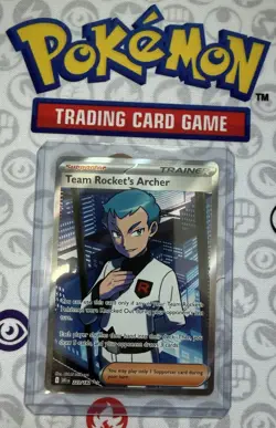 2025 Pokemon Destined Rivals - Team Rockets Archer 223/182 - Full Art Ultra Rare - Image 2