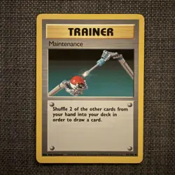 Pokemon TCG Maintenance 83/102 Base Set Regular Uncommon Wizards 1999 - Image 1