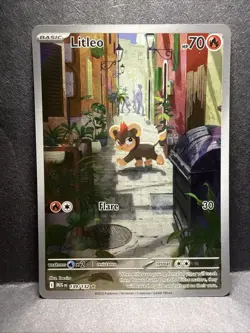 Pokemon TCG Litleo 139/132 Me01: Mega Evolution Holo NM - Image 1