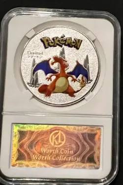 Pokemon Charizard Worth Collection Collectible Coin - Image 1