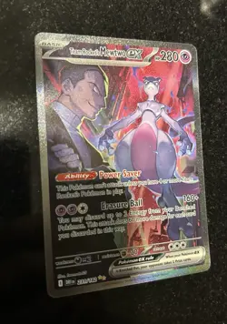 Pokemon TCG Team Rockets Mewtwo EX Special Illustration Destined Rivals 231/ 182 - Image 4