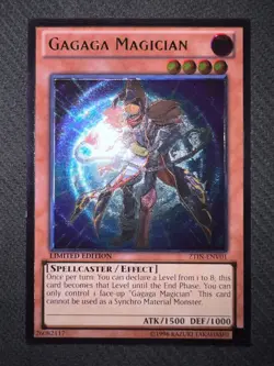 Yugioh Gagaga Magician Limited Edition Ultimate Rare ZTIN-ENV01 NM - Image 2