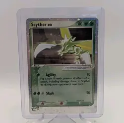 Scyther ex 102/109 Ultra Rare Full Holo Ex Ruby & Sapphire Pokemon TCG - Image 1