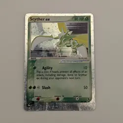 Scyther ex 102/109 Ultra Rare Full Holo Ex Ruby & Sapphire Pokemon TCG - Image 4