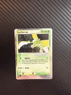 Pokemon TCG Scyther EX 102/109 Ultra Rare Full Holo Ruby & Sapphire - Image 1