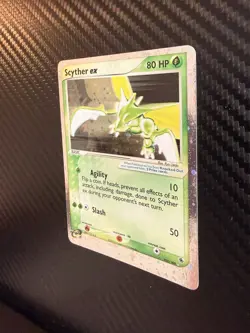 Pokemon TCG Scyther EX 102/109 Ultra Rare Full Holo Ruby & Sapphire - Image 2