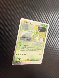 Pokemon TCG Scyther EX 102/109 Ultra Rare Full Holo Ruby & Sapphire - Image 3