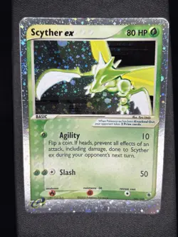 Scyther ex 102/109 EX Ruby and Sapphire Holo Rare WOTC Pokemon TCG NM - Image 1