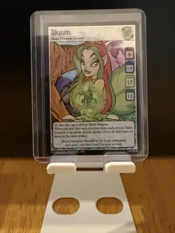 Illusen 14/234 Neopets TCG Base Set ULTRA RARE Card Game HOLO FOIL Faerie Hero - Image 2