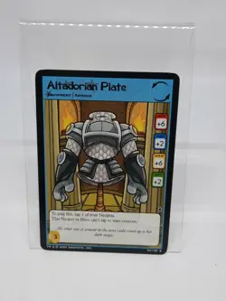 ALTADORIAN PLATE Neopets TCG The Darkest Faerie Rare Card # 33 NM - Image 1