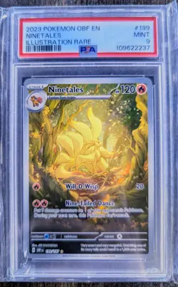 Ninetales 199/197 PSA 9 | Pokemon TCG Scarlet & Violet Obsidian Flames - Image 1