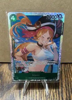 Bandai One Piece Nami OP14-031 Special Holo 2000 Power 4 Cost - Image 1