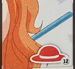 Nami, RED STRAW HAT LOGO 12, OP01-016, R, english, one piece card - Image 2