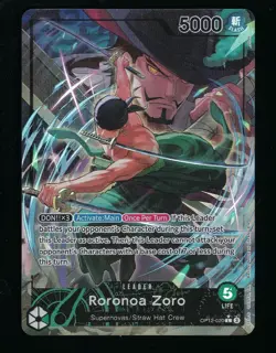 Roronoa Zoro Alt Art Leader OP12-020 Legacy of the Master One Piece TCG #1 - Image 1