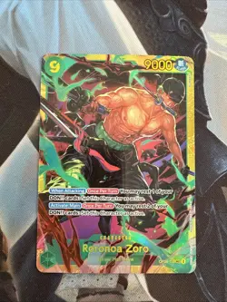 One Piece TCG Wings of the Captain OP-06 Roronoa Zoro SEC OP06-118 - Image 1