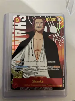 Shanks OP01-120 SEC Alt Art Romance Dawn One Piece CCG - Image 1
