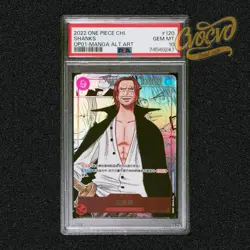 PSA 10 Shanks (Manga Alt Art) OP01-120 SEC ROMANCE DAWN ONE PIECE Chinese 2022 - Image 1