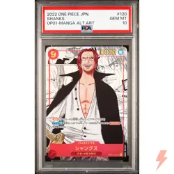 PSA 10 Shanks (Manga Alt Art) OP01-120 SEC ROMANCE DAWN ONE PIECE Japanese 2022 - Image 1