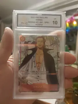 MCG 10 One Piece Card Shanks MANGA Alt Art SEC Romance Dawn Japanese OP01-120 1 - Image 1