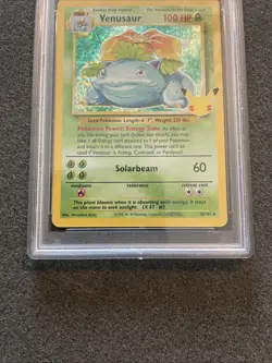 2021 Pokemon Celebrations Classic Collection Base Set #15 Venusaur-Holo PSA 10 - Image 3