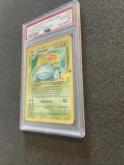 2021 Pokemon Celebrations Classic Collection Base Set #15 Venusaur-Holo PSA 10 - Image 5