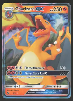Charizard GX 9/68 Ultra Rare Pokemon TCG Hidden Fates NM - Image 1