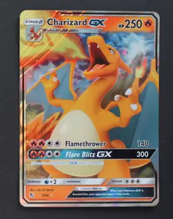 Charizard GX 9/68 - Hidden Fates Pokemon TCG - NM - Image 1