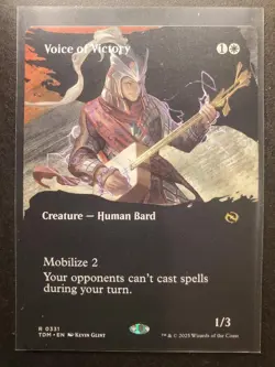 Voice of Victory (Borderless) Tarkir: Dragonstorm Regular - Image 1