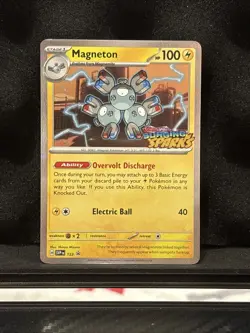 Magneton SVP 153 Black Star Promo Prerelease Stamped Pokemon Surging Sparks NM - Image 1