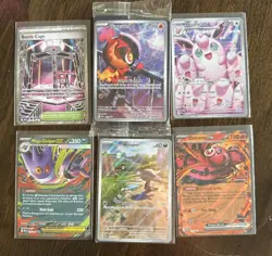 Pokemon TCG - Phantasmal Flames LOT of 6 Cards Sealed Promo, EX, IR, Full Art NM - Image 1