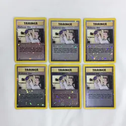 Lot of 6 2003 Pokemon TCG Best Promo Reverse Halo #3 Professor Elm NM Unplayed - Image 1