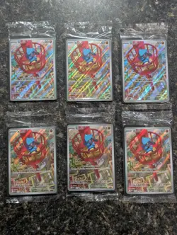 Lot of 6 Pokemon TCG Mega Evolution ETB Promo #010 Riolu SEALED - Image 1