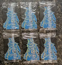 Lot of 6 Pokemon TCG Mega Evolution ETB Promo #010 Riolu SEALED - Image 2