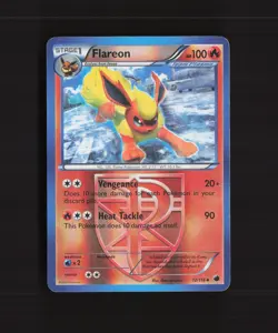 Flareon 12/116 Plasma Freeze Reverse Holo Pokemon Card DMG - Image 1