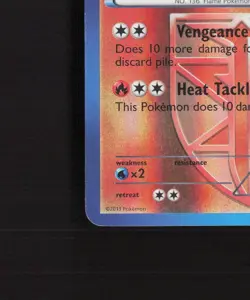 Flareon 12/116 Plasma Freeze Reverse Holo Pokemon Card DMG - Image 5