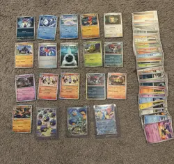 Pokemon Cards White Flare 65 Cards Holo Reverse Scarlet And Violet Ducklett - Image 1
