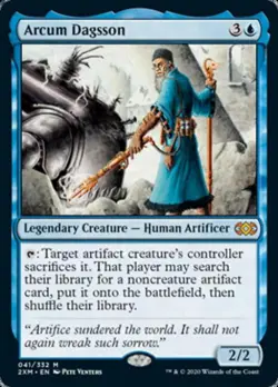 MTG English Arcum Dagsson NM Foil Double Masters - Image 1