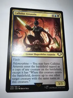 MTG CALLIDUS ASSASIN CARD 109/168 WARHAMMER 40K Regular - Image 1