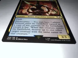 MTG CALLIDUS ASSASIN CARD 109/168 WARHAMMER 40K Regular - Image 3